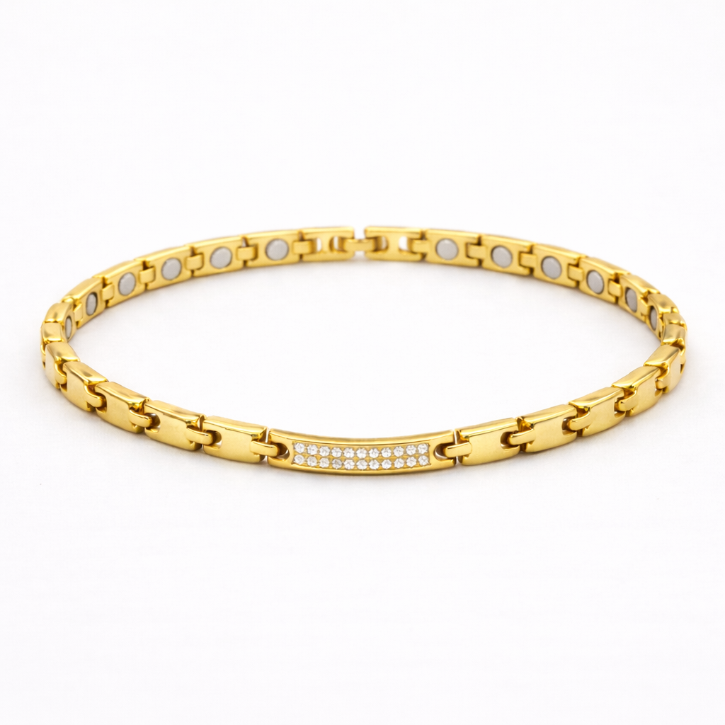 Luxury GOLD Sundhedsankelarmbånd